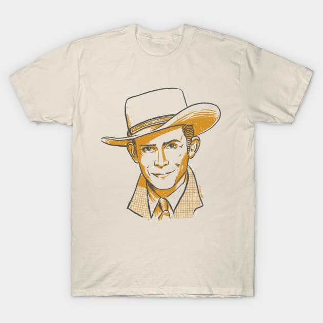 Hank Williams T-Shirt by Travis Knight